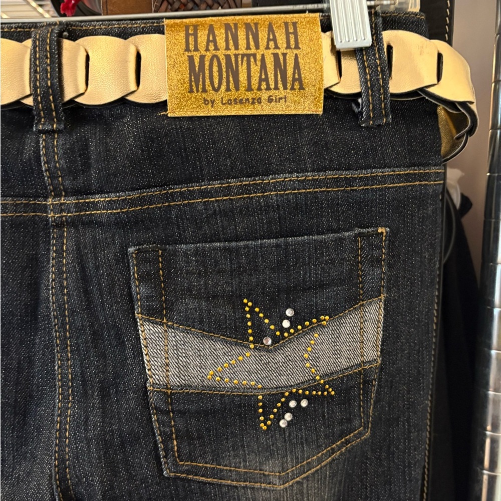 Hannah Montana Lasenza Girl Dark Wash Denim Jeans - Girls XL